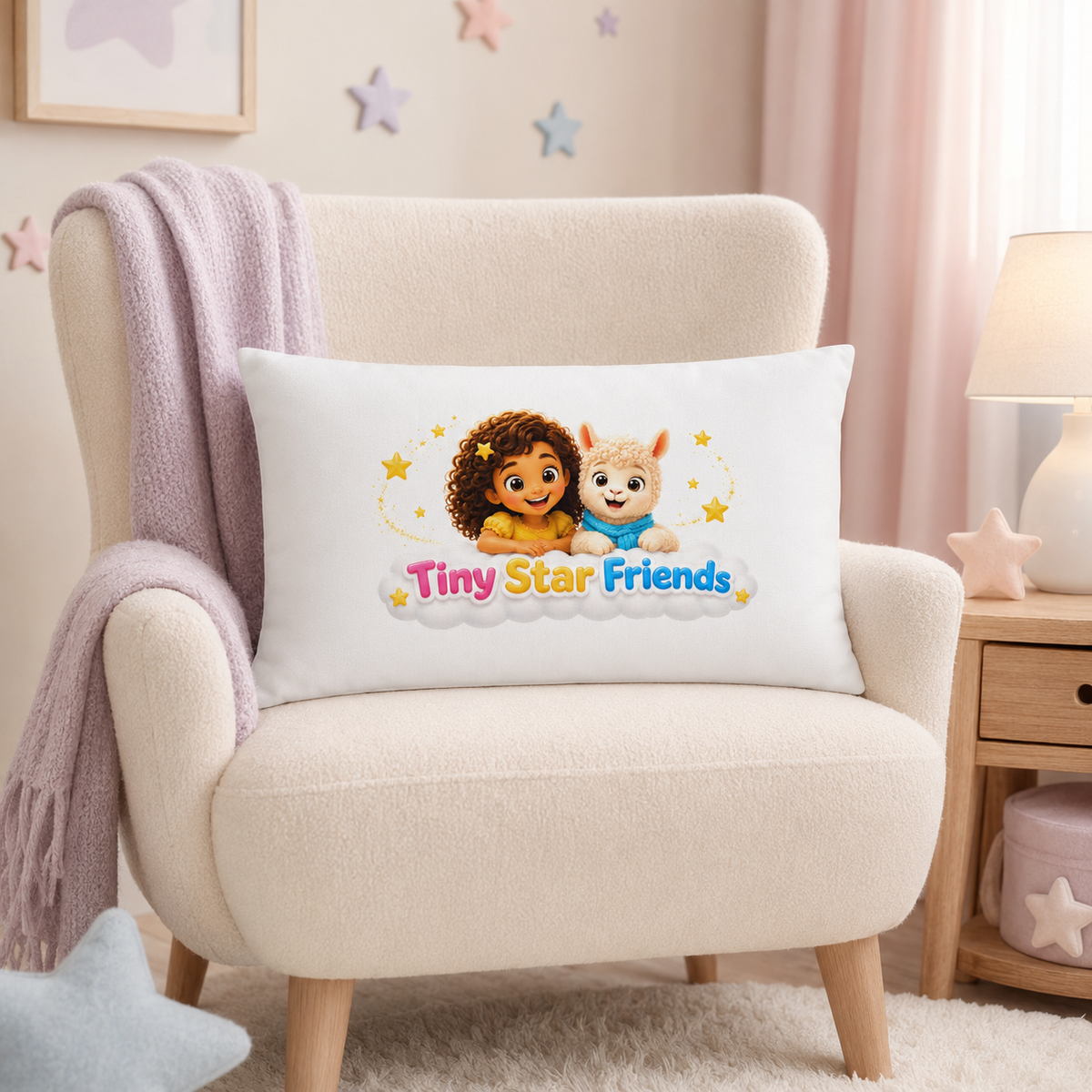 Knuffelkussen met Lumi & Lala | Tiny Star Friends™