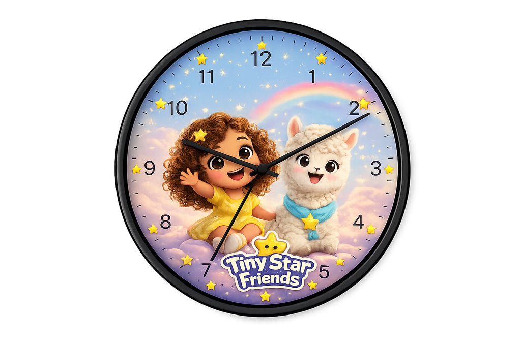 Droomwandklok met Lumi & Lala | Tiny Star Friends™