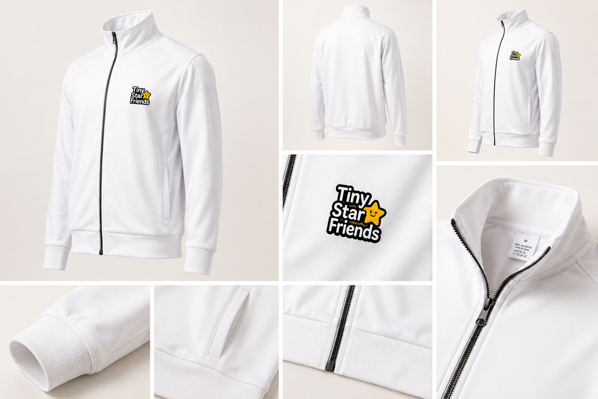 Sterrenontdekkers trainingsjack van gerecycled materiaal | Tiny Star Friends™