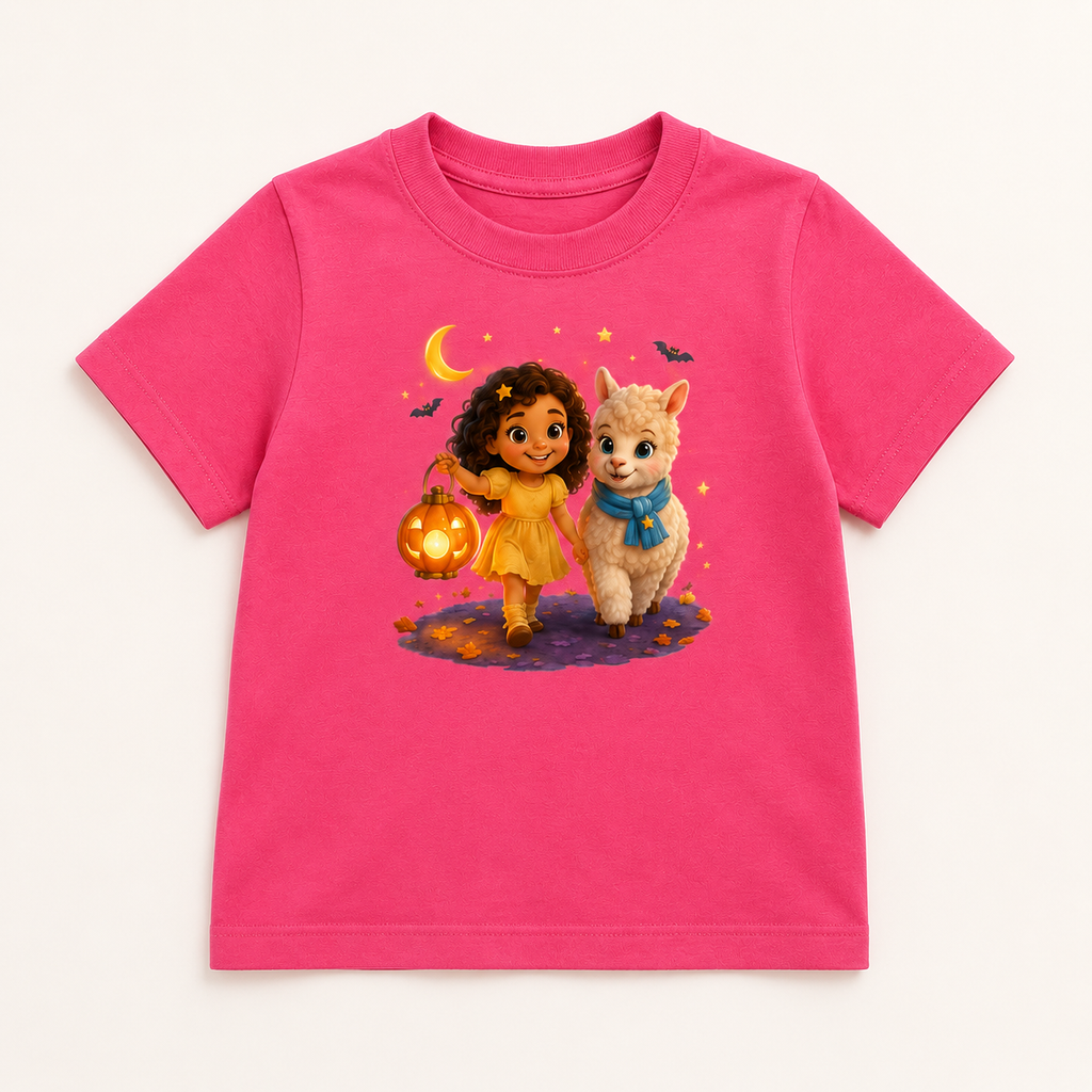Lumi & Lala Snoepketel Halloween peutershirt 2026 | Tiny Star Friends™