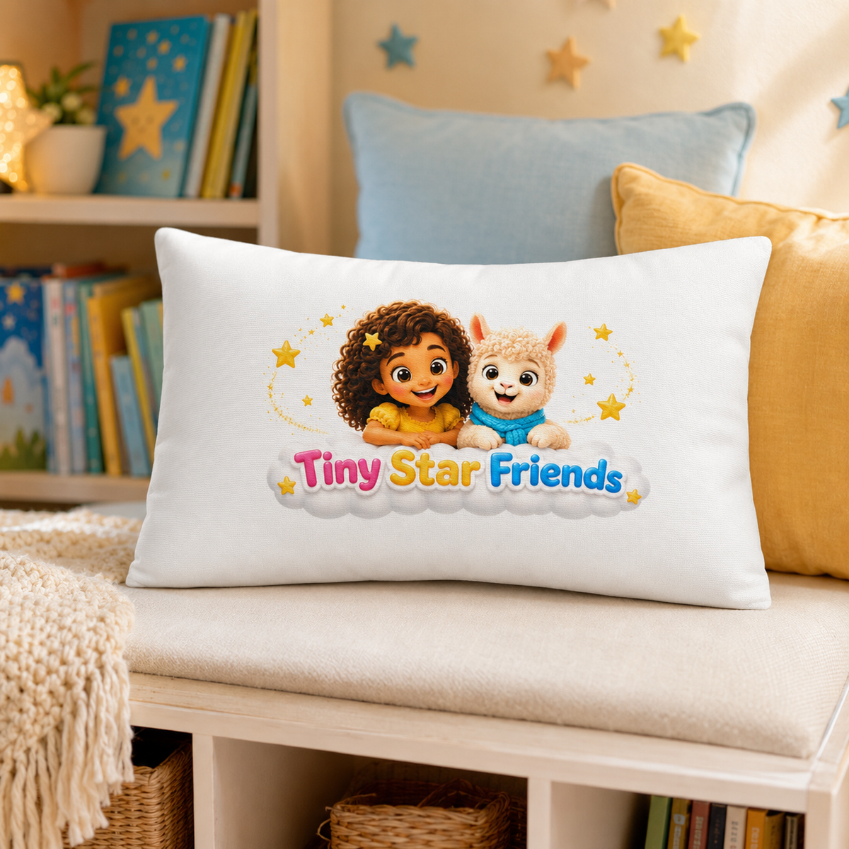 Knuffelkussen met Lumi & Lala | Tiny Star Friends™