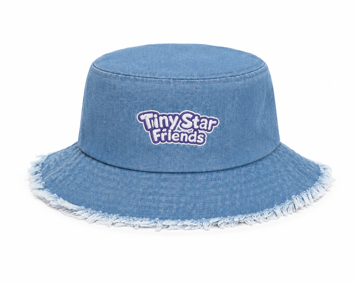 Spijkerstof zonnehoedje in vintagestijl | Tiny Star Friends™