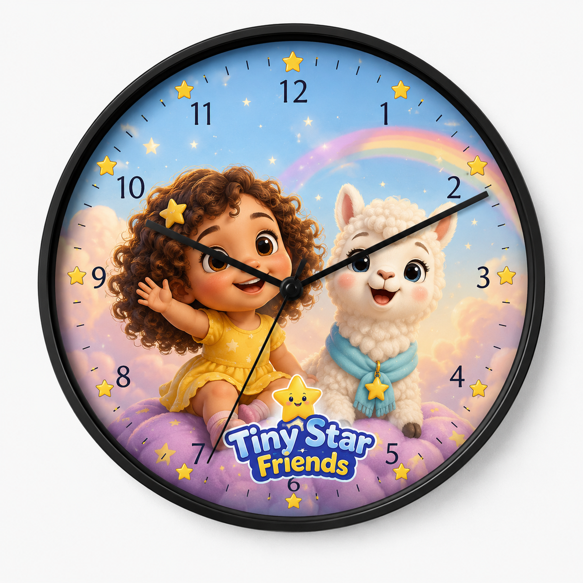 Droomwandklok met Lumi & Lala | Tiny Star Friends™