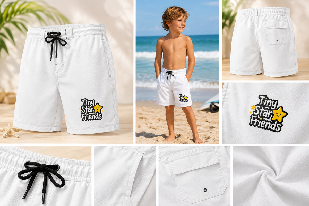 Zomers Avontuur zwemshort | Tiny Star Friends™