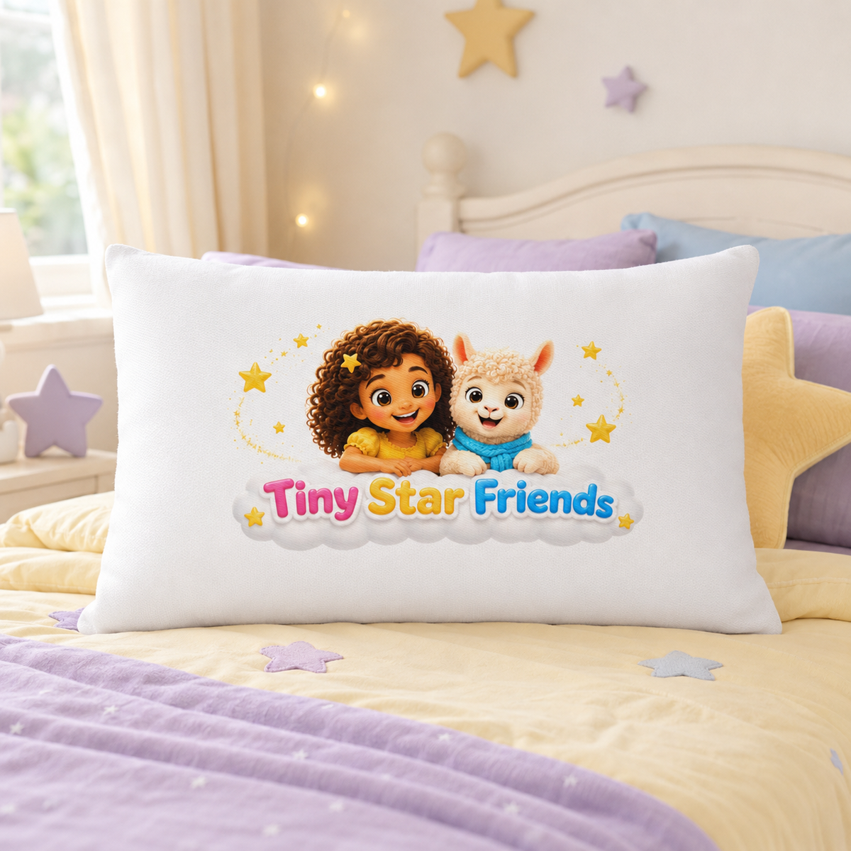 Knuffelkussen met Lumi & Lala | Tiny Star Friends™