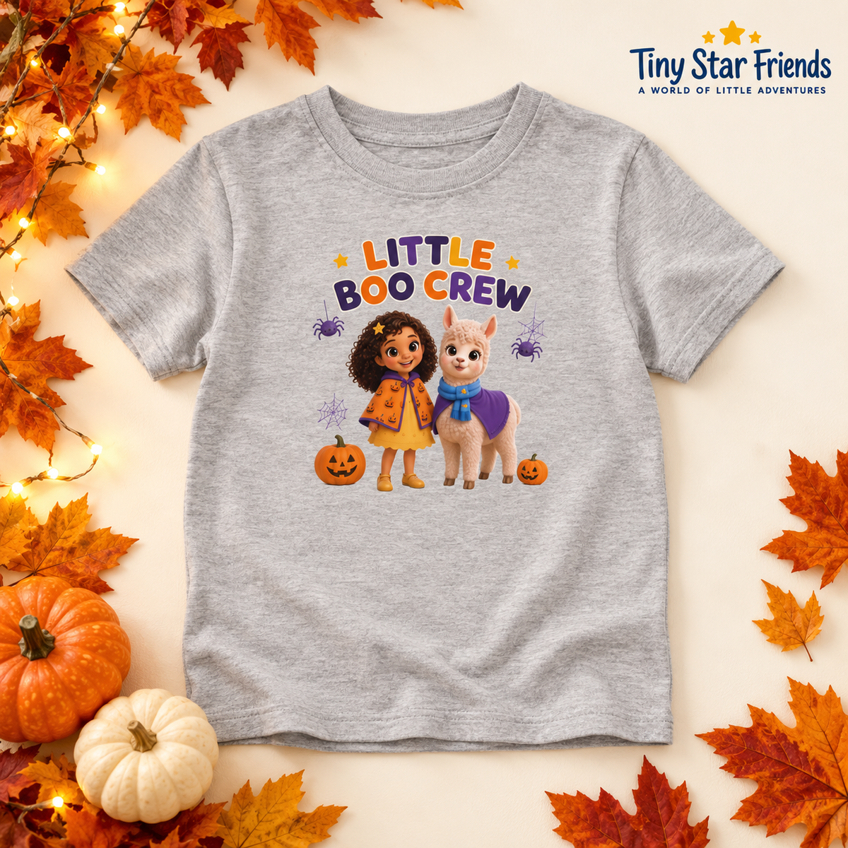 Little Boo Crew Halloween peutershirt | Tiny Star Friends™
