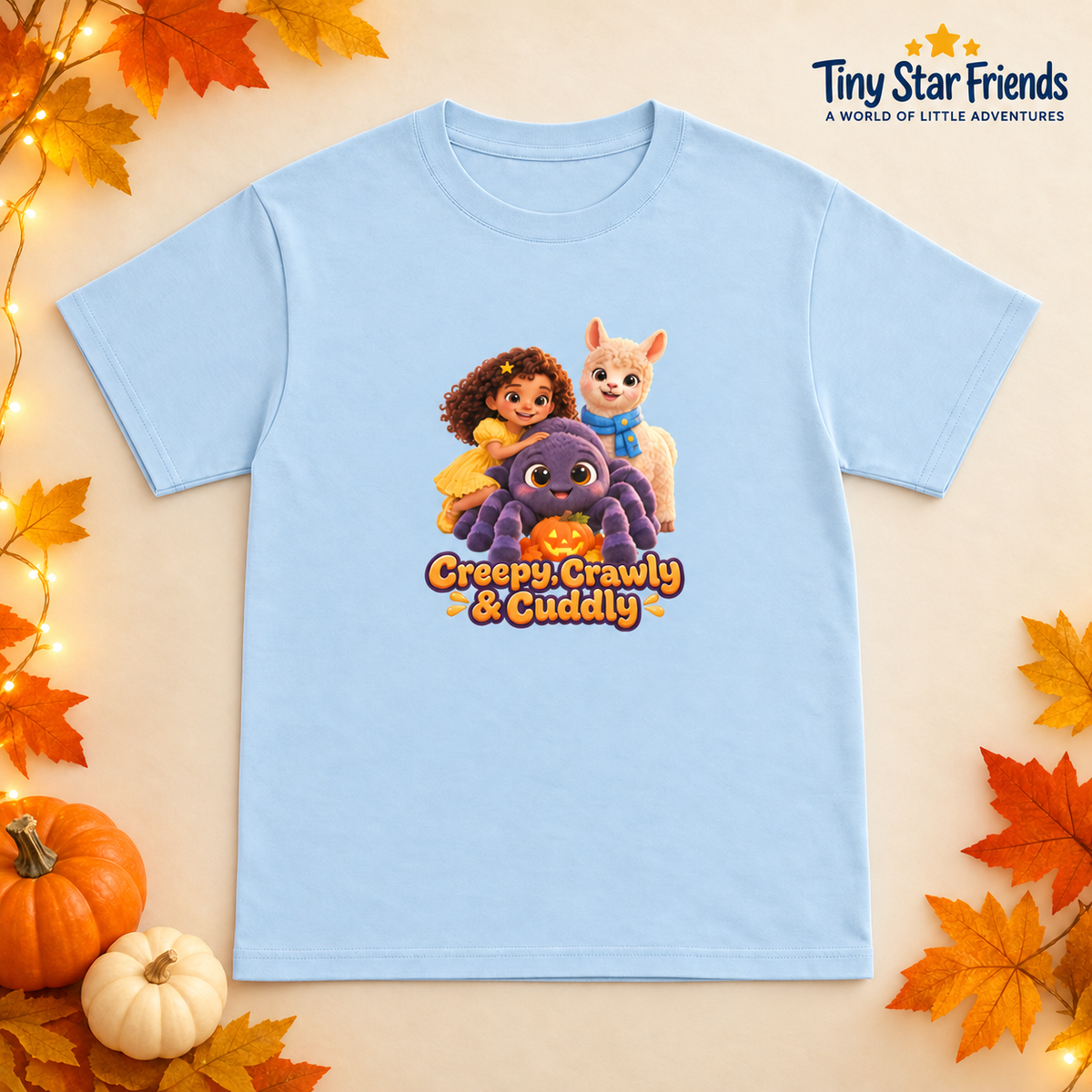 Creepy, Crawly & Cuddly Halloween kindershirt | Tiny Star Friends™