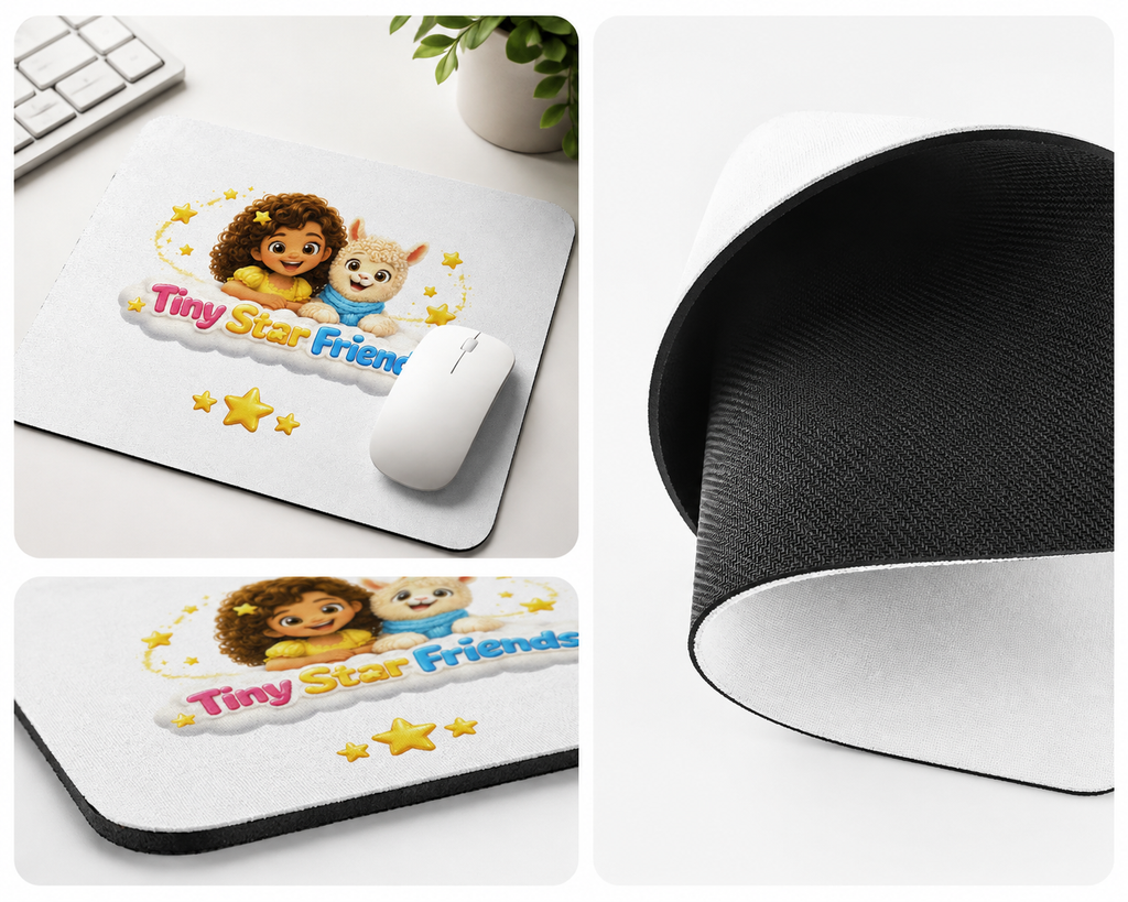 Premium muismat met Lumi & Lala | Tiny Star Friends™