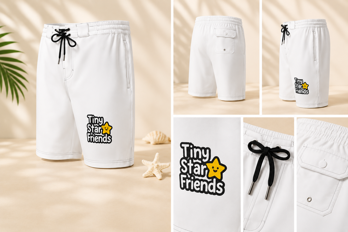 Zomers Avontuur zwemshort | Tiny Star Friends™