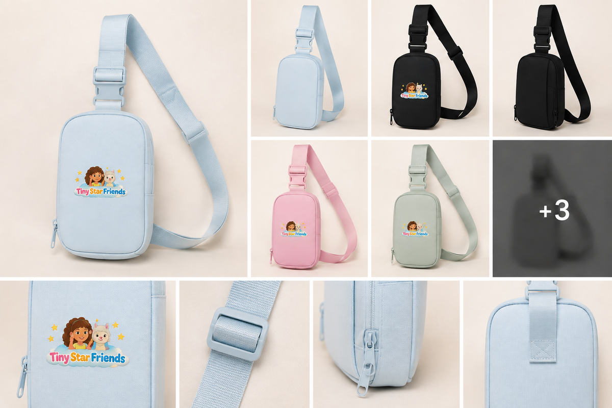 Lichtgewicht schoudertas voor kinderen | Tiny Star Friends™