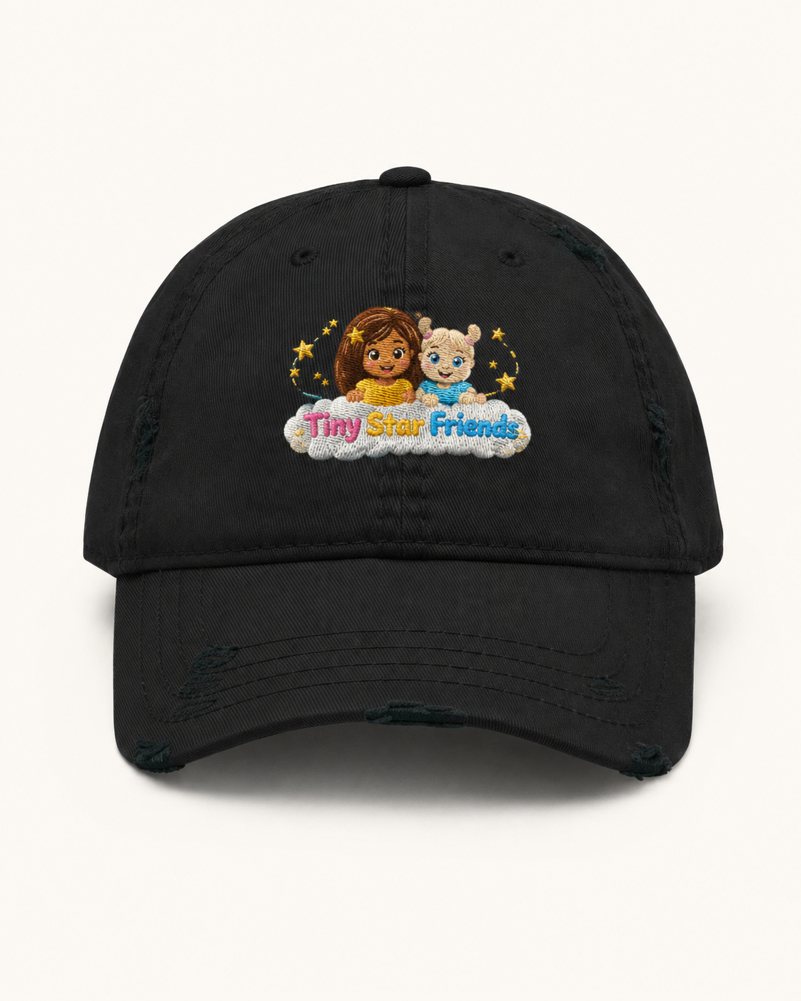 Pet met versleten afwerking en Lumi & Lala | Tiny Star Friends™