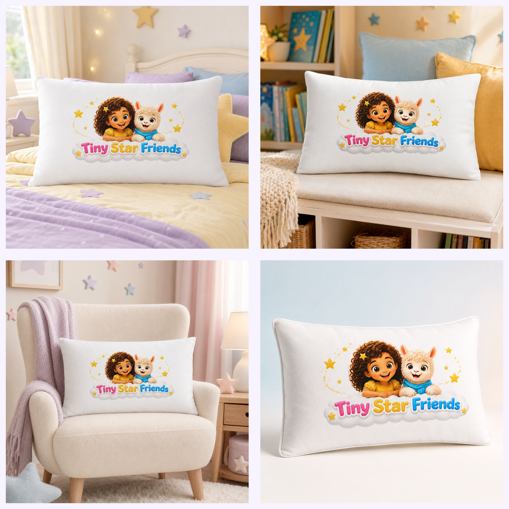 Knuffelkussen met Lumi & Lala | Tiny Star Friends™